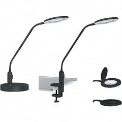 ALERA - Task Lights Fixture Type: Magnifying Color: Black - Exact Tool & Supply