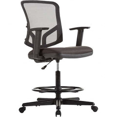 ALERA - Swivel & Adjustable Stools Type: Adjustable Height Stool Base Type: Metal - Exact Tool & Supply