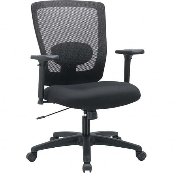 ALERA - 37 to 41-1/2" High Mid-Back Swivel/Tilt Chair - Exact Tool & Supply