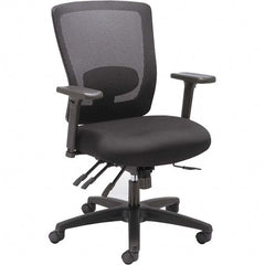 ALERA - 40 to 43-5/8" High Mid-Back Swivel/Tilt Chair - Exact Tool & Supply