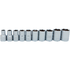 1/2″ 10PC SOCKET SET 6PT - Exact Tool & Supply
