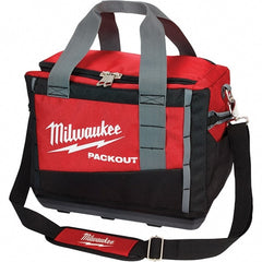 Milwaukee Tool - PACKOUT 3 Pocket, Ballistic Polyester, Red/Black Tool Bag - Exact Tool & Supply