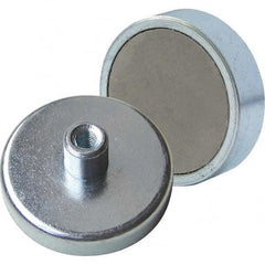 Eclipse - Ceramic Pot Magnets Diameter (mm): 40 Diameter (Inch): 1.5750 - Exact Tool & Supply