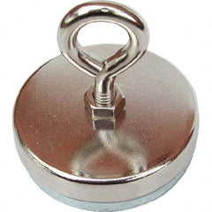Eclipse - Ceramic Pot Magnets Diameter (Inch): 3-1/4 Height (Decimal Inch): 1.1870 - Exact Tool & Supply