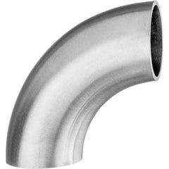 Value Collection - Sanitary Stainless Steel Pipe Fittings Type: 90 Short Elbow Style: Butt Weld - Exact Tool & Supply