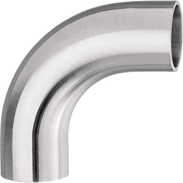 Value Collection - Sanitary Stainless Steel Pipe Fittings Type: 90 Elbow Style: Butt Weld - Exact Tool & Supply