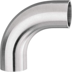 Value Collection - Sanitary Stainless Steel Pipe Fittings Type: 90 Elbow Style: Butt Weld - Exact Tool & Supply
