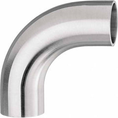 Value Collection - Sanitary Stainless Steel Pipe Fittings Type: 90 Elbow Style: Butt Weld - Exact Tool & Supply