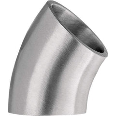 Value Collection - Sanitary Stainless Steel Pipe Fittings Type: 45 Short Elbow Style: Butt Weld - Exact Tool & Supply