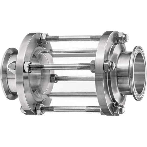 Value Collection - Sanitary Stainless Steel Pipe Fittings Type: Sight Glass Style: Quick-Clamp - Exact Tool & Supply