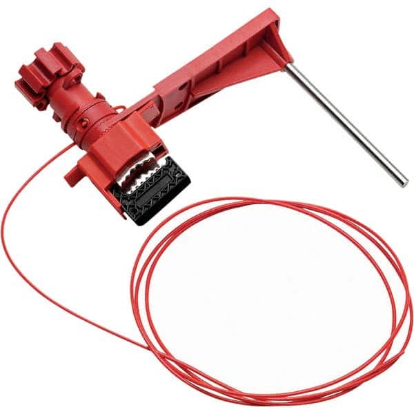 Brady - Pneumatic & Valve Lockouts Type: Universal Valve Lockout Maximum Valve Handle Size (Inch): 1.600 - Exact Tool & Supply