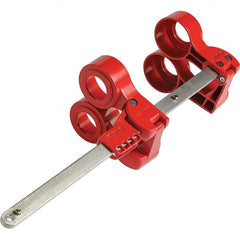 Brady - Pneumatic & Valve Lockouts Type: Gate Valve Lockout Maximum Valve Handle Size (Inch): 14 - Exact Tool & Supply