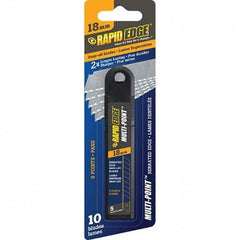 Rapid Edge - Knife Blades Type: Snap Blade Material: Carbon Steel - Exact Tool & Supply