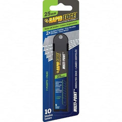 Rapid Edge - Knife Blades Type: Snap Blade Material: Carbon Steel - Exact Tool & Supply