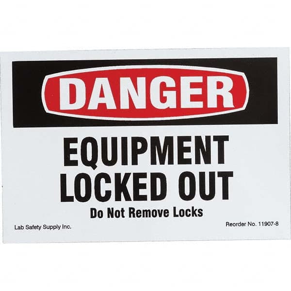Brady - Safety & Facility Labels Message Type: Accident Prevention Header: DANGER - Exact Tool & Supply
