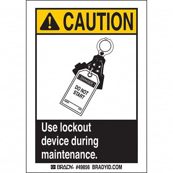 Brady - Safety & Facility Labels Message Type: Accident Prevention Header: CAUTION - Exact Tool & Supply