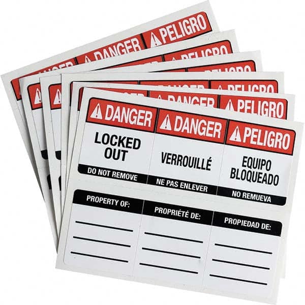 Brady - Safety & Facility Labels Message Type: Accident Prevention Header: DANGER - Exact Tool & Supply