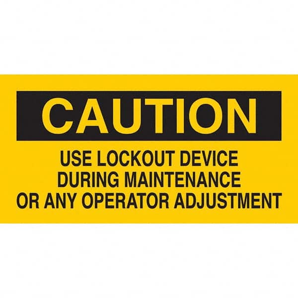 Brady - Safety & Facility Labels Message Type: Accident Prevention Header: CAUTION - Exact Tool & Supply