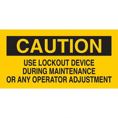 Brady - Safety & Facility Labels Message Type: Accident Prevention Header: CAUTION - Exact Tool & Supply