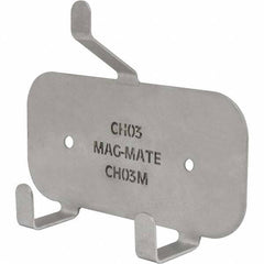 Mag-Mate - Coat & Hat Hooks Type: Double Coat and Hat Hook Projection: 2-15/64 (Inch) - Exact Tool & Supply