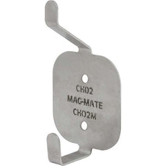 Mag-Mate - Coat & Hat Hooks Type: Double Coat and Hat Hook Projection: 2-15/64 (Inch) - Exact Tool & Supply