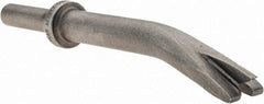 Made in USA - 5-3/8" OAL, 5/8" Shank Diam, Claw Ripper Chisel - Round Shank, Alloy Steel - Exact Tool & Supply