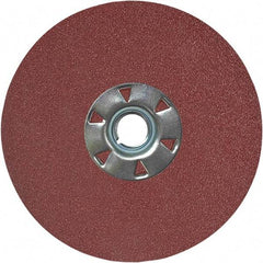 VSM - 7" Diam 7/8" Hole 40 Grit Fiber Disc - Coarse Grade, Aluminum Oxide, 8,000 Max RPM, Series KF708 - Exact Tool & Supply