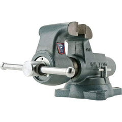 Wilton - Bench Vises Jaw Width (Inch): 5 Jaw Opening Capacity (Inch): 8 - Exact Tool & Supply