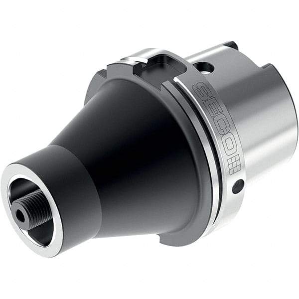 Seco - C8 System Size, HSK125 Taper, Modular Tool Holding System Adapter - 101mm Projection, 105mm Body Diam, 193mm OAL, Through Coolant - Exact Tool & Supply