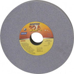 Norton - 7" Diam x 1-1/4" Hole x 1" Thick, K Hardness, 60 Grit Surface Grinding Wheel - Aluminum Oxide, Type 1, Medium Grade, 3,600 Max RPM, Vitrified Bond, No Recess - Exact Tool & Supply
