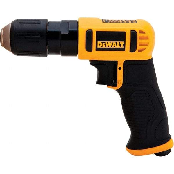 DeWALT - Air Drills Chuck Size: 3/8 Chuck Type: Keyless - Exact Tool & Supply