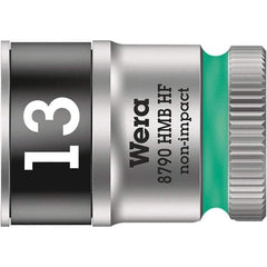 Wera - 3/8" Drive, Standard Hand Socket - Exact Tool & Supply