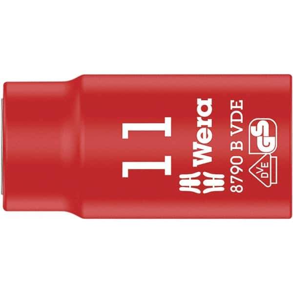 Wera - 3/8" Drive, Standard Hand Socket - Exact Tool & Supply