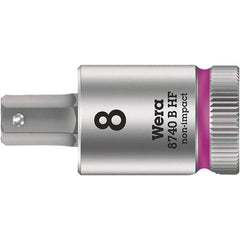 Wera - 3/8" Drive, 4mm Hex Bit Socket - 3-15/16" OAL - Exact Tool & Supply