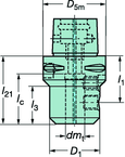 C53912014060 CAPTO ADAPTER - Exact Tool & Supply