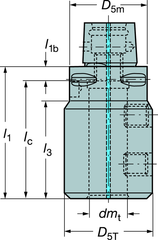 C43912725077 CAPTO ADAPTER - Exact Tool & Supply