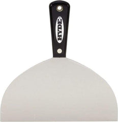 Hyde Tools - 8" Wide Flexible Blade Carbon Steel Joint Knife - Flexible, Nylon Handle - Exact Tool & Supply