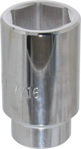 Proto - 1-7/16", 1/2" Drive, Deep Hand Socket - 6 Points, 3-1/2" OAL - Exact Tool & Supply