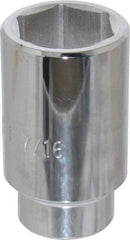Proto - 1-7/16", 1/2" Drive, Deep Hand Socket - 6 Points, 3-1/2" OAL - Exact Tool & Supply