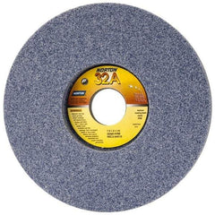 Norton - 7" Diam x 1-1/4" Hole x 1" Thick, H Hardness, 60 Grit Surface Grinding Wheel - Aluminum Oxide, Type 5, Medium Grade, 3,600 Max RPM, Vitrified Bond, One-Side Recess - Exact Tool & Supply