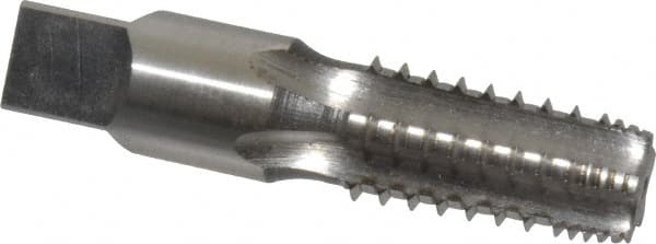 Reiff & Nestor - 1/4-18 NPT, 5 Flutes, Bright Finish, High Speed Steel, Interrupted Thread Pipe Tap - Exact Tool & Supply