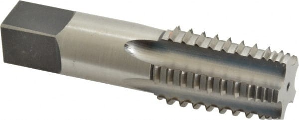 Reiff & Nestor - 1/2-14 NPT, 5 Flutes, Bright Finish, High Speed Steel, Interrupted Thread Pipe Tap - Exact Tool & Supply
