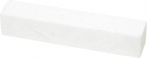 Norton - 150 Grit Aluminum Oxide Square Dressing Stick - 4 x 3/4 x 3/4, Very Fine Grade, Vitrified Bond - Exact Tool & Supply