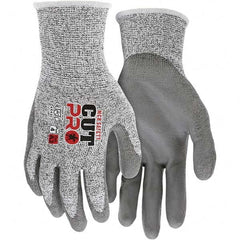 MCR Safety - Size XL, ANSI Cut Lvl A3, Puncture Lvl 4, Abrasion Lvl 4, Polyurethane Coated Cut & Puncture Resistant Gloves - Exact Tool & Supply