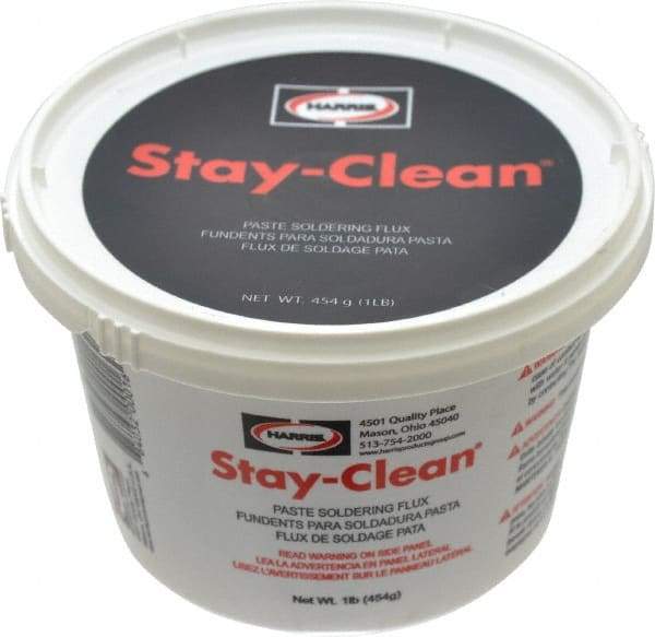 Harris Products - 1 Lb. Paste Soldering Flux - Jar Container - Exact Tool & Supply