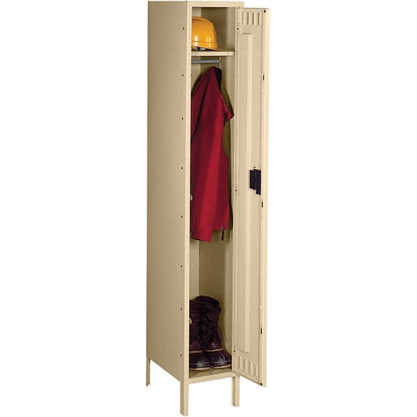 Tennsco - 1 Door, 1 Tier, Welded Locker - Exact Tool & Supply