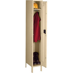 Tennsco - 1 Door, 1 Tier, Welded Locker - Exact Tool & Supply