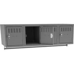Tennsco - 4 Door, 4 Tier, Welded Locker - Exact Tool & Supply