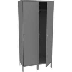 Tennsco - 3 Door, 1 Tier, Welded Locker - Exact Tool & Supply