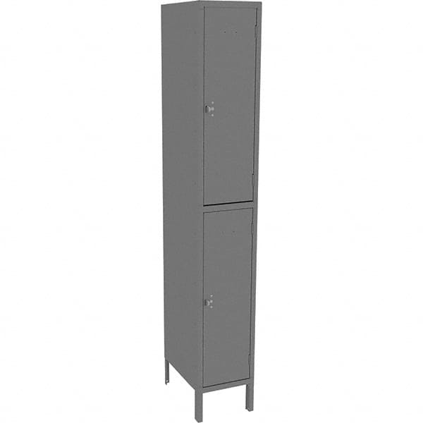 Tennsco - 2 Door, 2 Tier, Welded Locker - Exact Tool & Supply